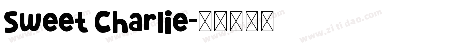 Sweet Charlie字体转换